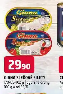 Terno Giana sleďové filety nabídka