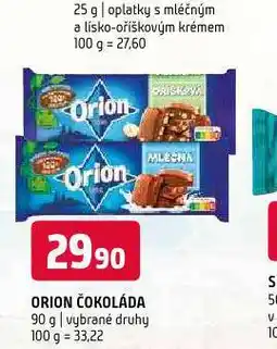 Terno Orion čokoláda nabídka