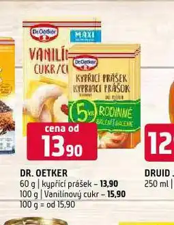 Terno Dr. oetker vanilínový cukr nabídka
