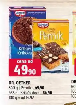 Terno Dr. oetker krtkův dort nabídka