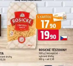 Terno Rosické těstoviny nabídka