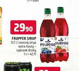 Terno Frupper sirup nabídka