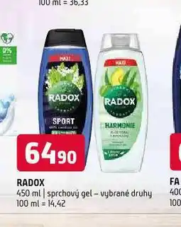 Terno Radox sprchový gel nabídka