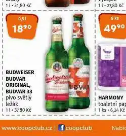 Terno Pivo budweiser budvar original nabídka