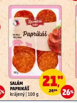 Penny Market Salám paprikáš nabídka