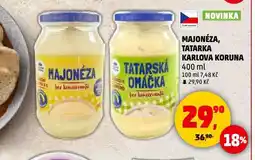 Penny Market Tatarská omáčka nabídka