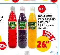 Penny Market Tanja sirup nabídka
