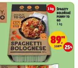 Penny Market Špagety boloňské nabídka