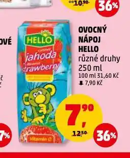Penny Market Hello ovocný nápoj nabídka