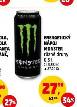 Penny Market Monster energy drink nabídka