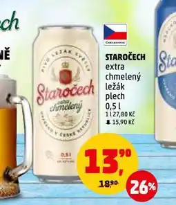 Penny Market Pivo staročech nabídka