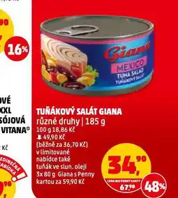 Penny Market Giana tuňákový salát nabídka