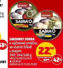 Penny Market Sardinky sokra nabídka