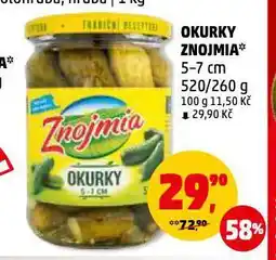 Penny Market Okurky znojmia nabídka