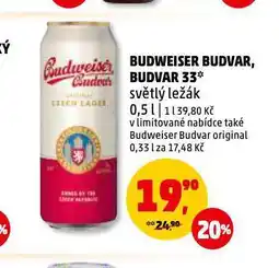 Penny Market Pivo budvar 33 nabídka