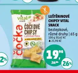 Penny Market Lušteninové chipsy vital snack nabídka