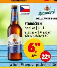 Penny Market Pivo staročech nealko nabídka