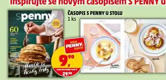 Penny Market Časopis s penny u stolu nabídka