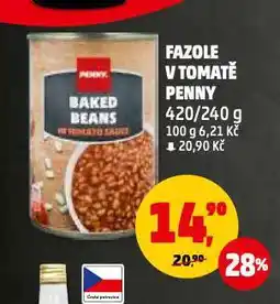 Penny Market Fazole v tomatě nabídka