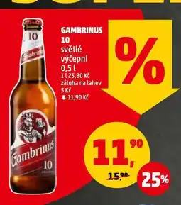 Penny Market Pivo gambrinus nabídka