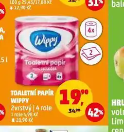 Penny Market Wippy toaletní papír nabídka