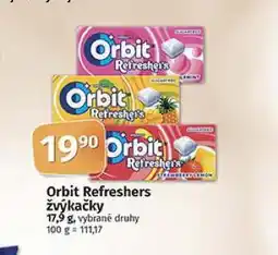 Coop Orbit refresh žvýkačky nabídka