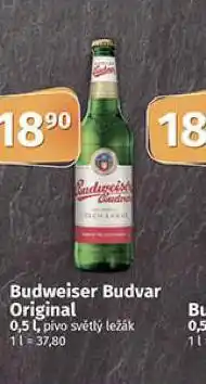 Coop Pivo budweiser budvar original nabídka
