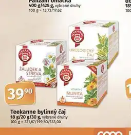 Coop Teekanne bylinný čaj nabídka
