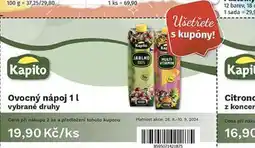 Coop Kapito ovocný nápoj nabídka