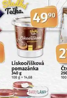 Coop Lískooříšková pomazánka nabídka