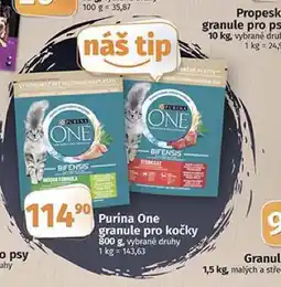 Coop Purina one granule pro kočky nabídka