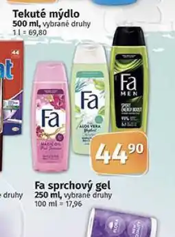 Coop Fa sprchový gel nabídka