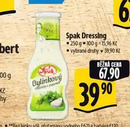 Albert Spak dressing nabídka