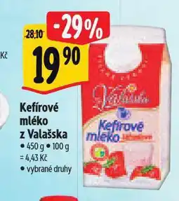 Albert Kefírové mléko z valašska nabídka