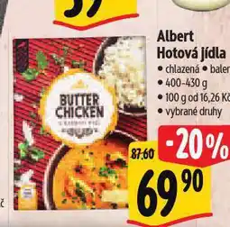 Albert Hotová jídla nabídka