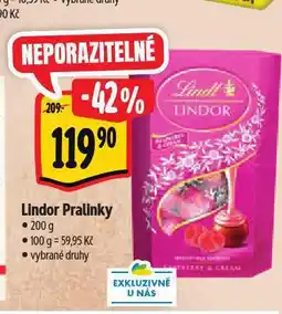 Albert Lindor pralinky nabídka