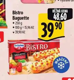 Albert Bistro baguette nabídka