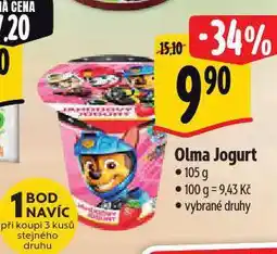 Albert Olma jogurt nabídka