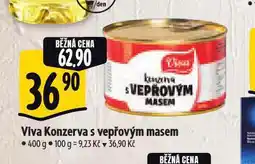 Albert Viva konzerva s vepřovým masem nabídka