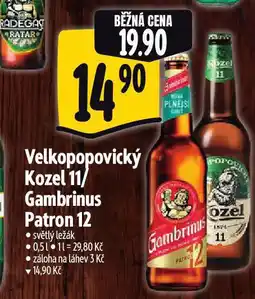 Albert Pivo velkopopovický kozel nabídka