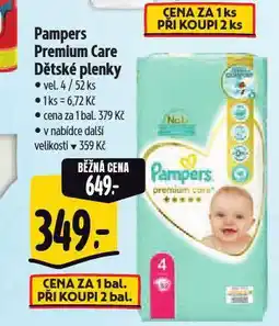 Albert Pampers dětské plenky nabídka