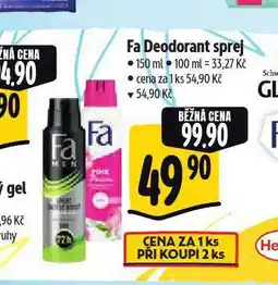 Albert Fa deodorant nabídka