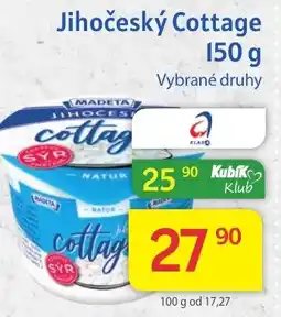 Kubík potraviny MADETA Jihočeský Cottage nabídka