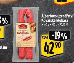 Albert Kovářská klobása nabídka