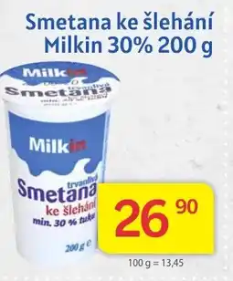 Kubík potraviny Smetana ke šlehání Milkin 30% nabídka