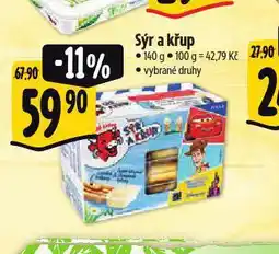 Albert Veselá kráva sýr a křup nabídka