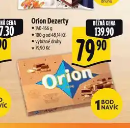 Albert Orion dezerty nabídka