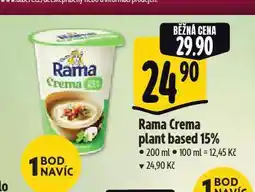 Albert Rama crema plant based nabídka