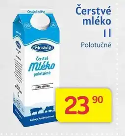 Kubík potraviny MORAVIA Čerstvé Mléko nabídka