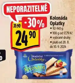 Albert Kolonáda oplatky nabídka